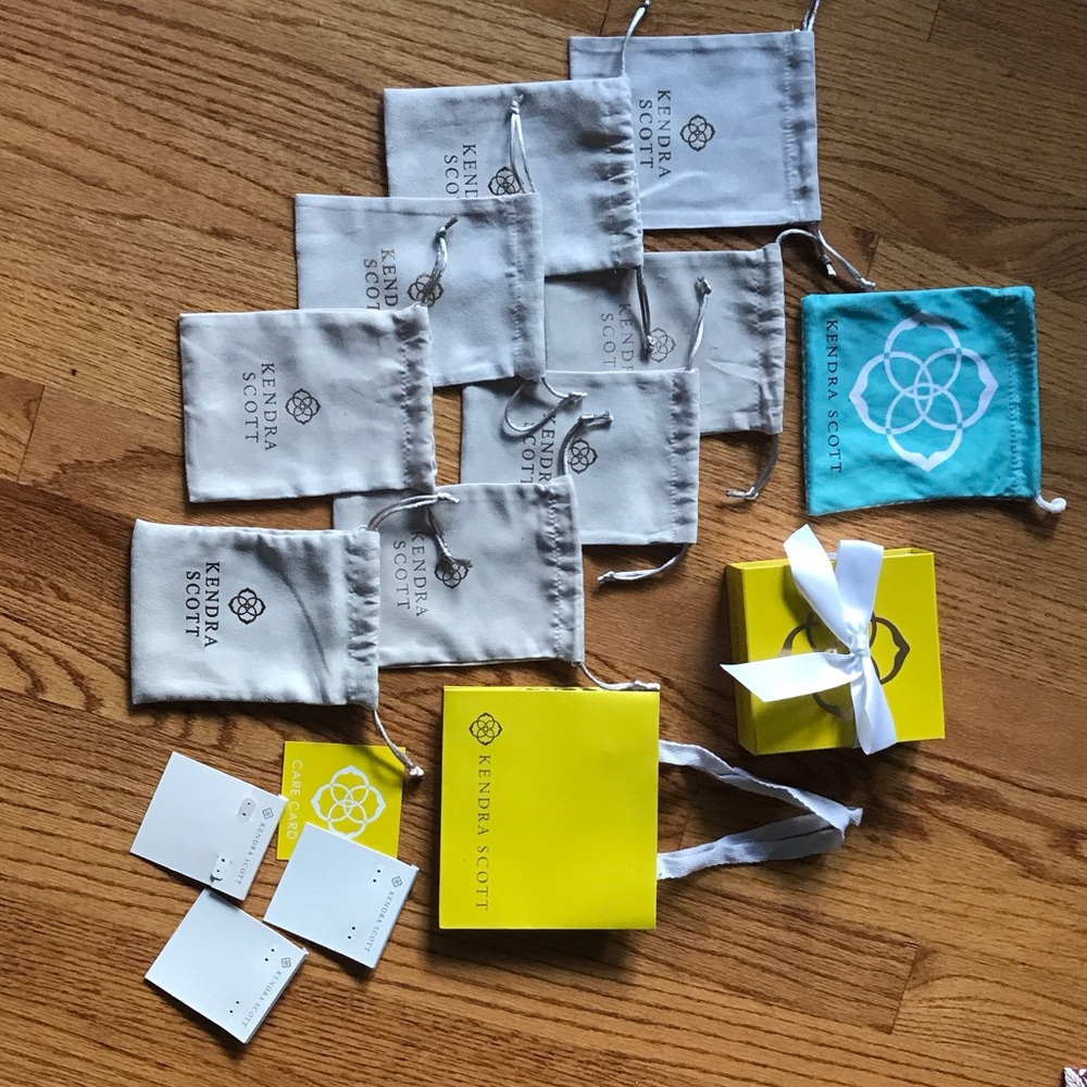 Kendra Scott box and dust bags